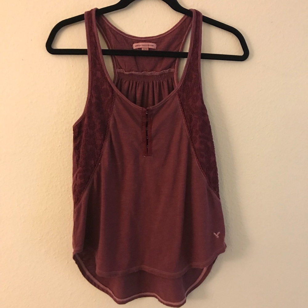 *** American Eagle Plum Tank Top